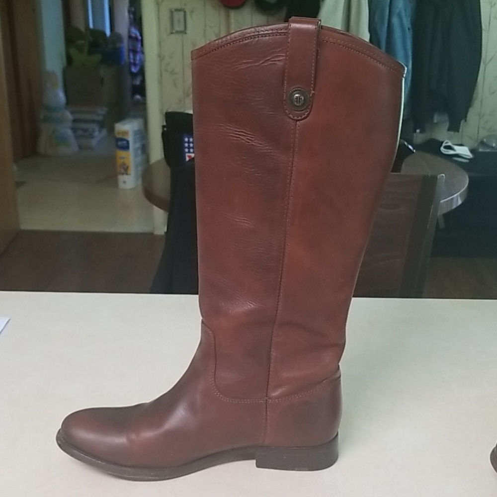 🎈SOLD🎈Frye Melissa Button Leather Boots 8.5 - Picture 2 of 12